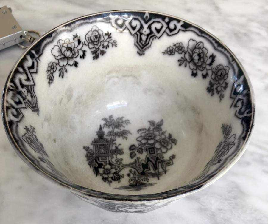 Bochara Cranberry Bowl by James Edwards & Son-1