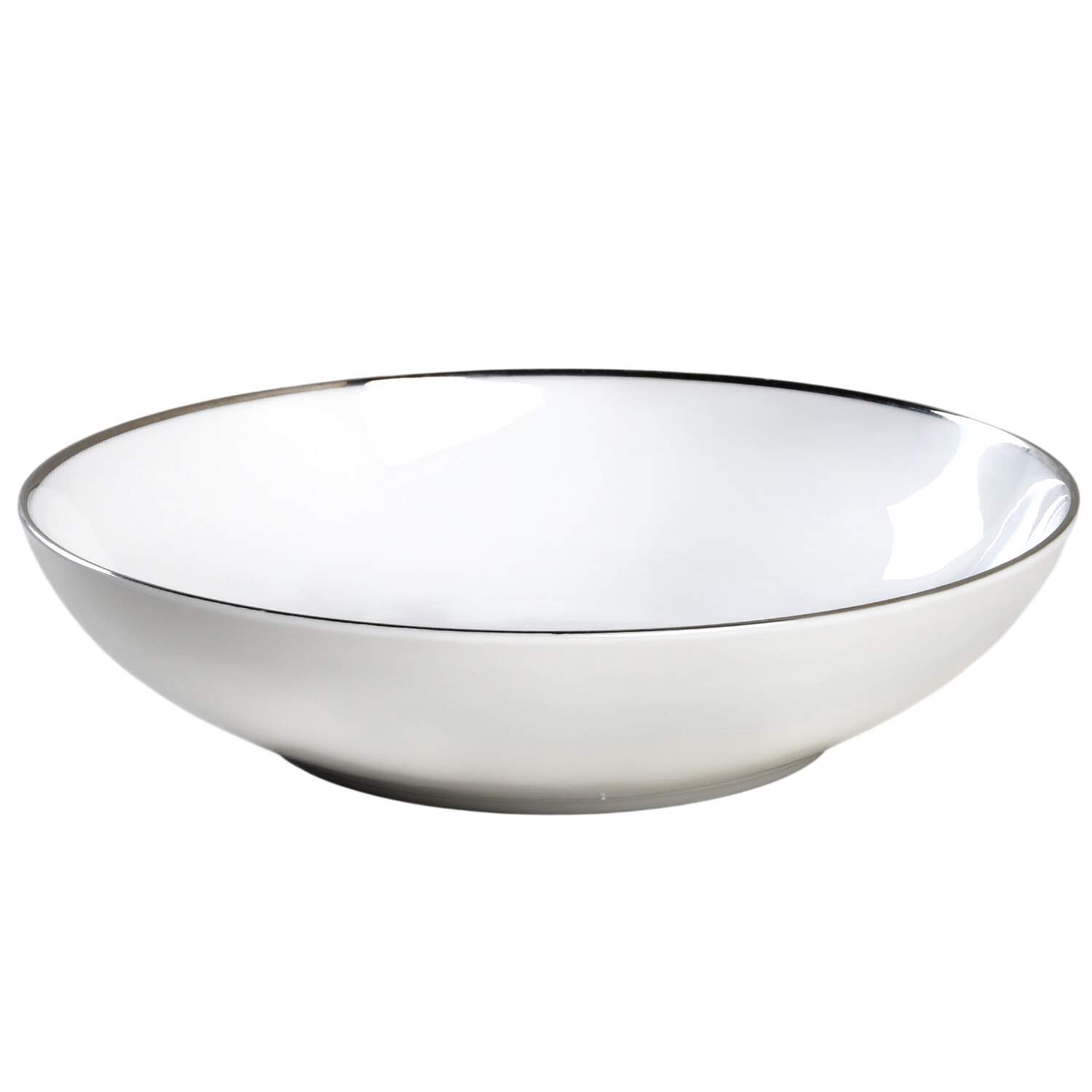 Futura Platinum 9" Round Vegetable Bowl by Empress (Japan)-1