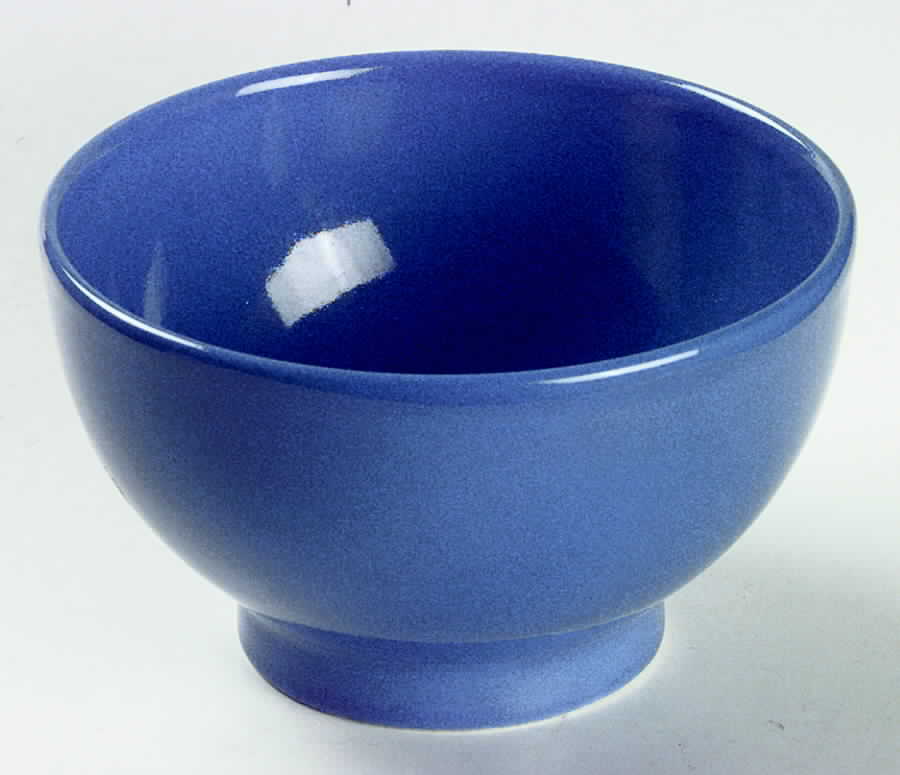 Solid Color Blue Coupe Cereal Bowl by Epoch-1