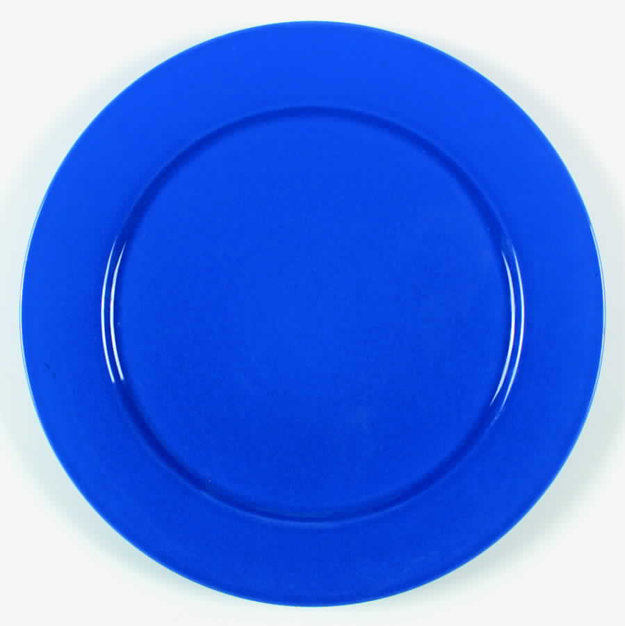 Solid Color Blue Service Plate (Charger) by Epoch-1