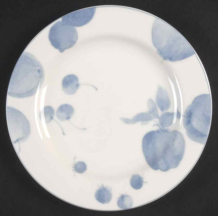 Blue Fruits Salad Plate by Epoch-1