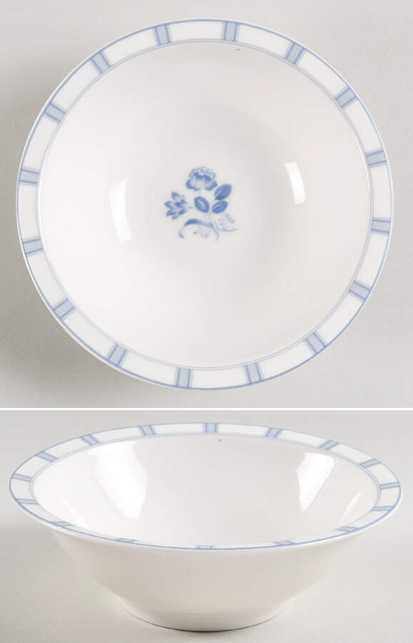 Blue Tapestry Rim Cereal Bowl by Epoch-1