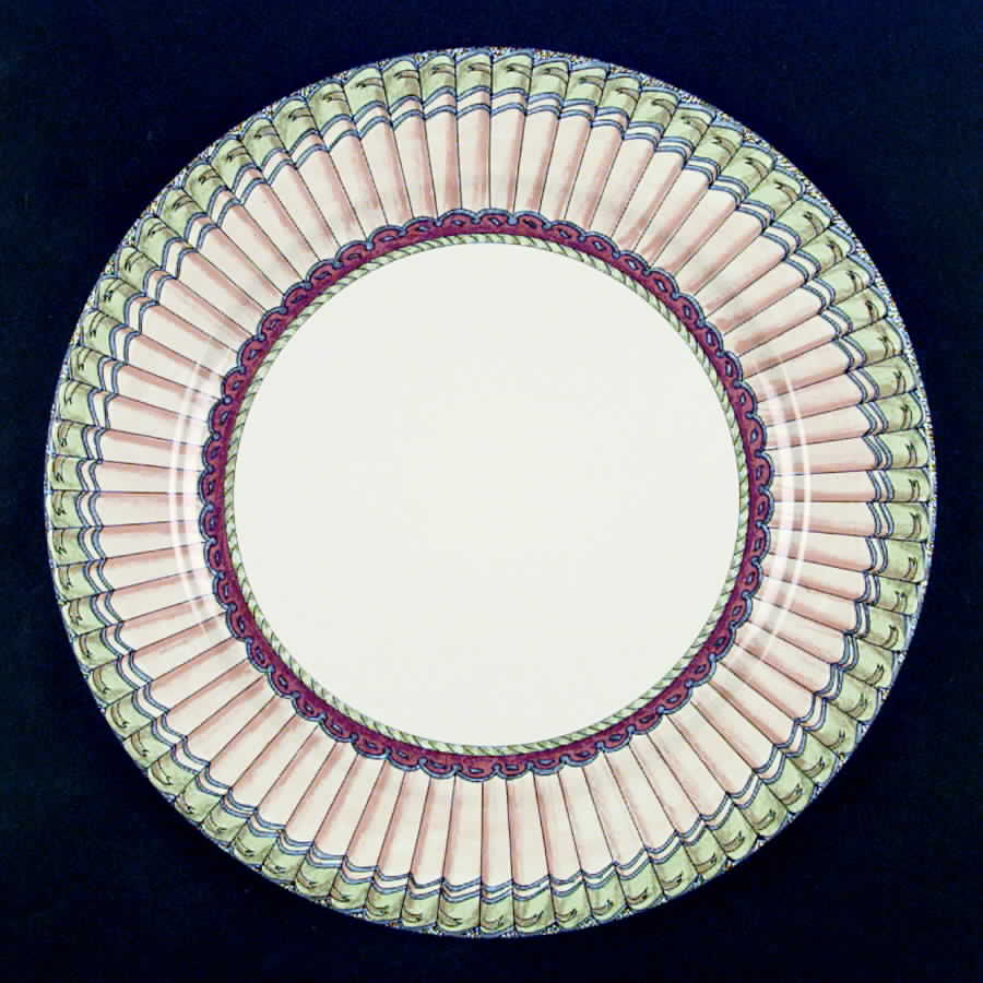 Mascarade Dinner Plate by Ceramiques Elchinger-1