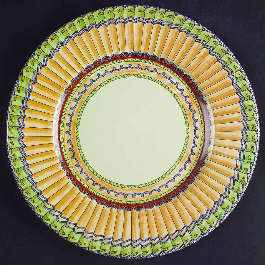 Mascarade Salad Plate by Ceramiques Elchinger-1