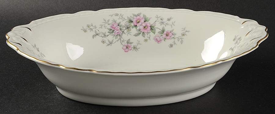 EMB54 10" Oval Vegetable Bowl by Embassy (American)-1