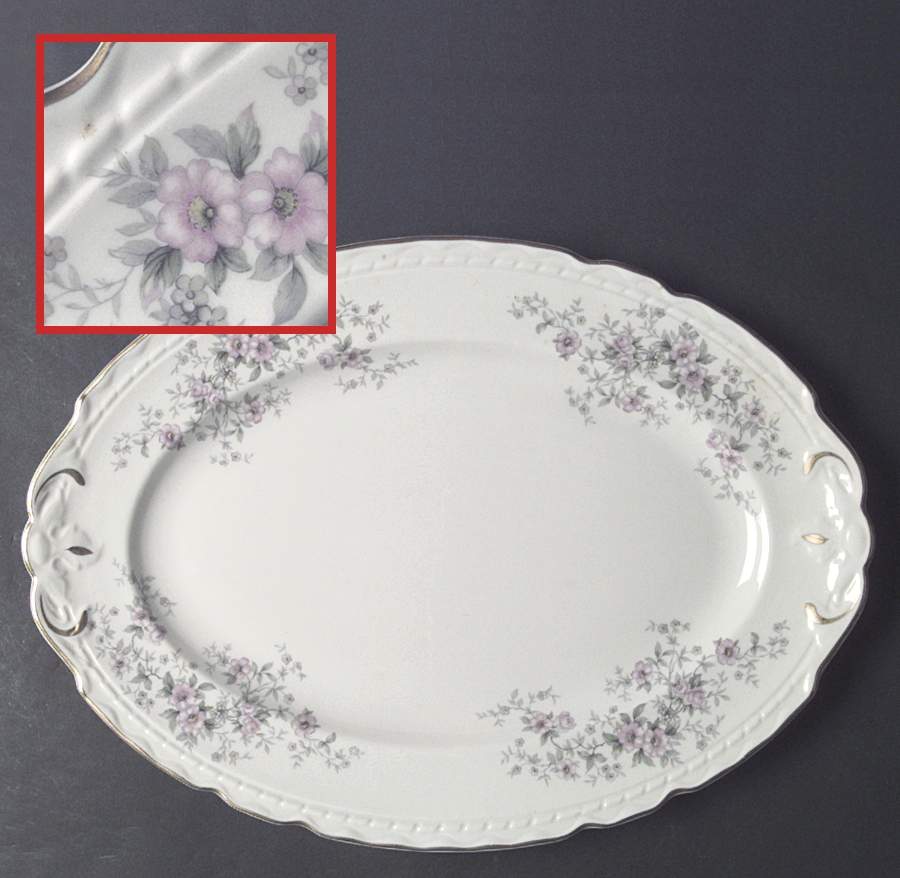 EMB54 15" Oval Serving Platter by Embassy (American)-1