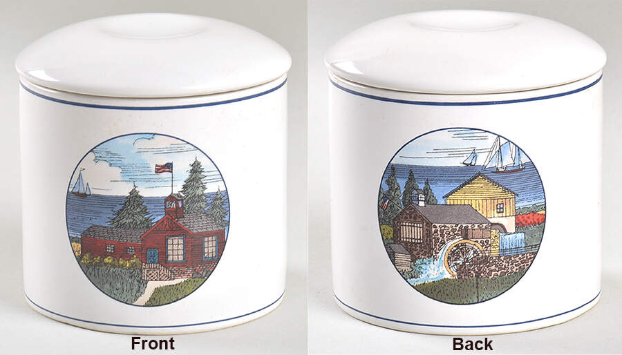 Pioneer Bay Sugar Bowl & Lid by Epoch-1
