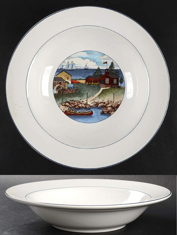 Pioneer Bay 9" Round Vegetable Bowl by Epoch-1