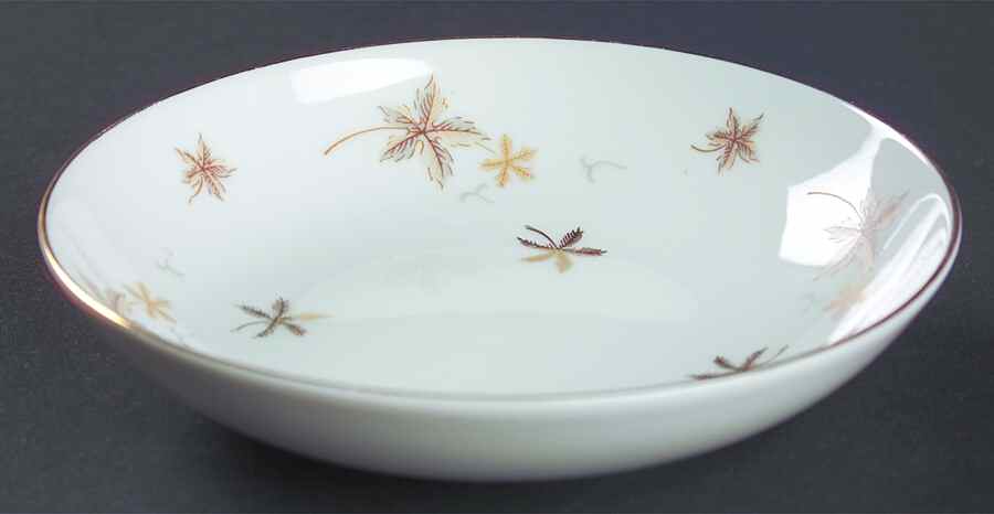 Maple Glow #1211 Fruit/Dessert (Sauce) Bowl by Empress (Japan)-1