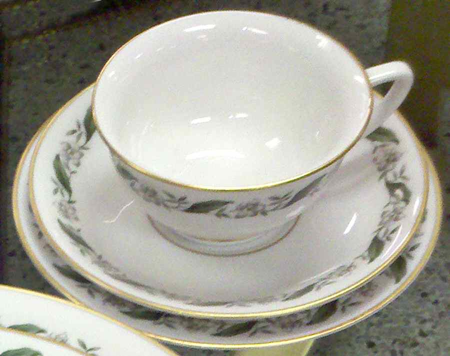 EMB58 Footed Cup & Saucer Set by Embassy (American)-1