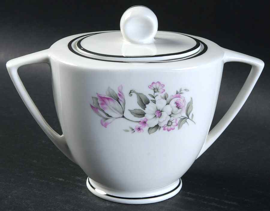 EMB63 Sugar Bowl & Lid by Embassy (American)-1