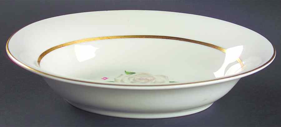 EMB67 10" Oval Vegetable Bowl by Embassy (American)-1