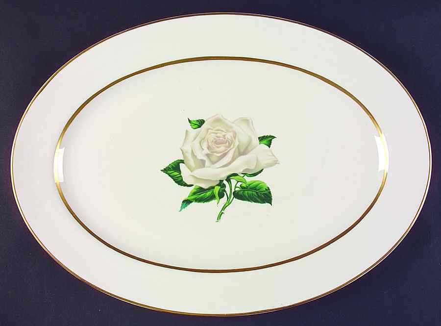 EMB67 15" Oval Serving Platter by Embassy (American)-1
