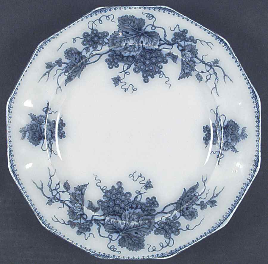 Vine (Multisided) Dinner Plate by James Edwards & Son-1