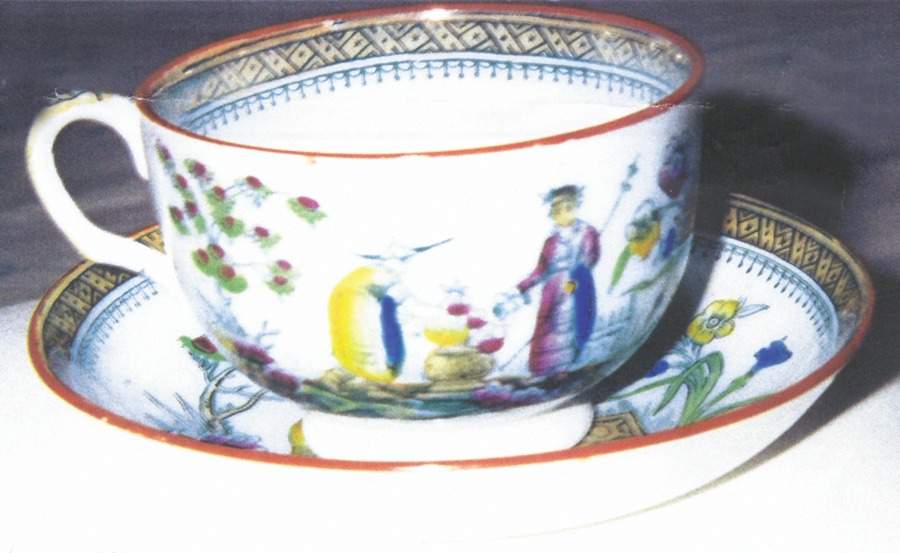 Chang White Footed Cup & Saucer Set by Edge Malkin-1