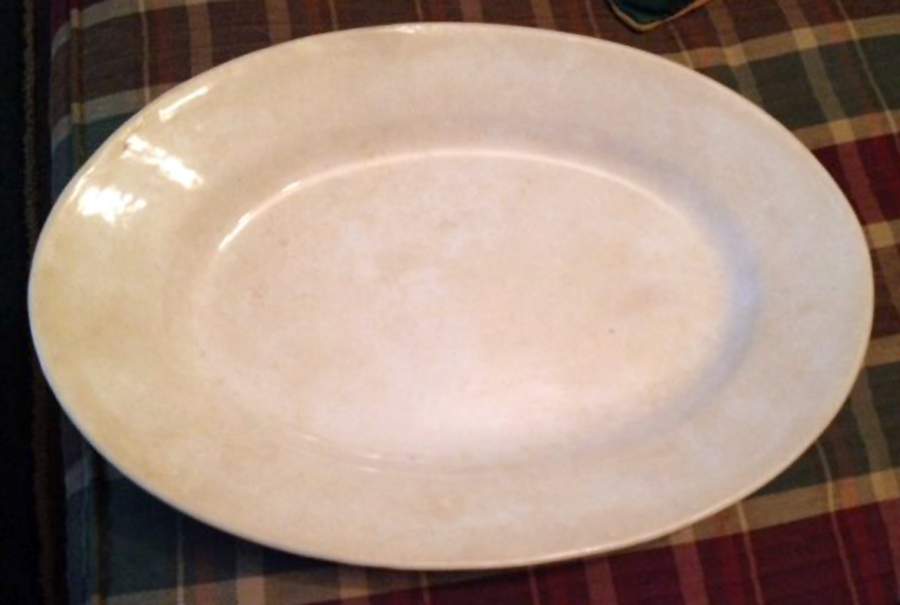 EDW1 18" Oval Serving Platter by James Edwards & Son-1