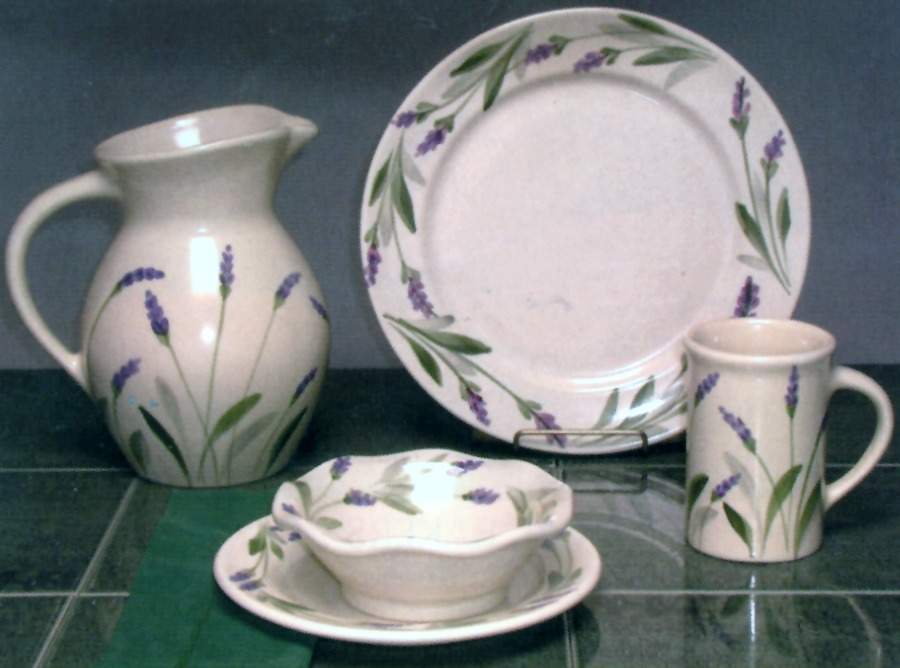Lavender Dinner Plate by Emerson Creek Pottery-1