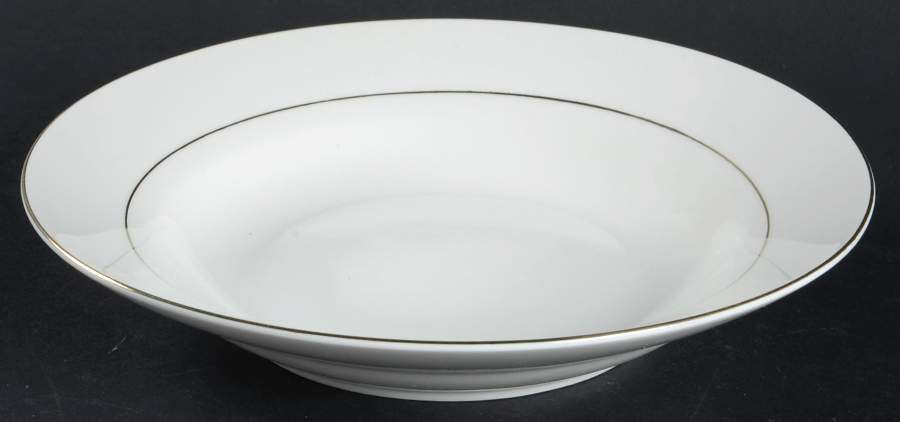 Simplicity Gold Rim Soup Bowl by Excel-1