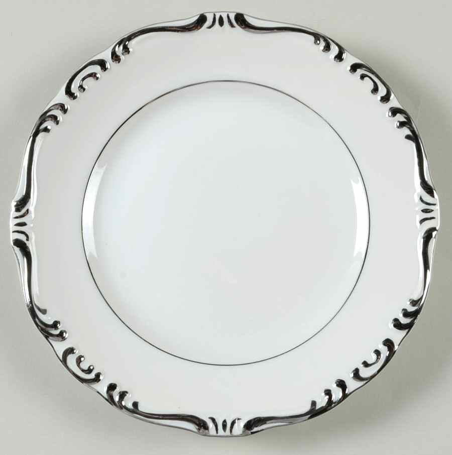 Regent Platinum Bread & Butter Plate by Empress (Japan)-1