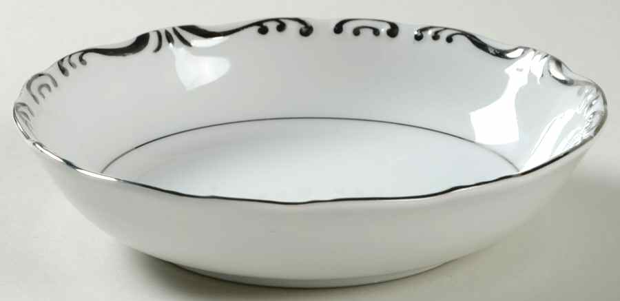 Regent Platinum Fruit/Dessert (Sauce) Bowl by Empress (Japan)-1