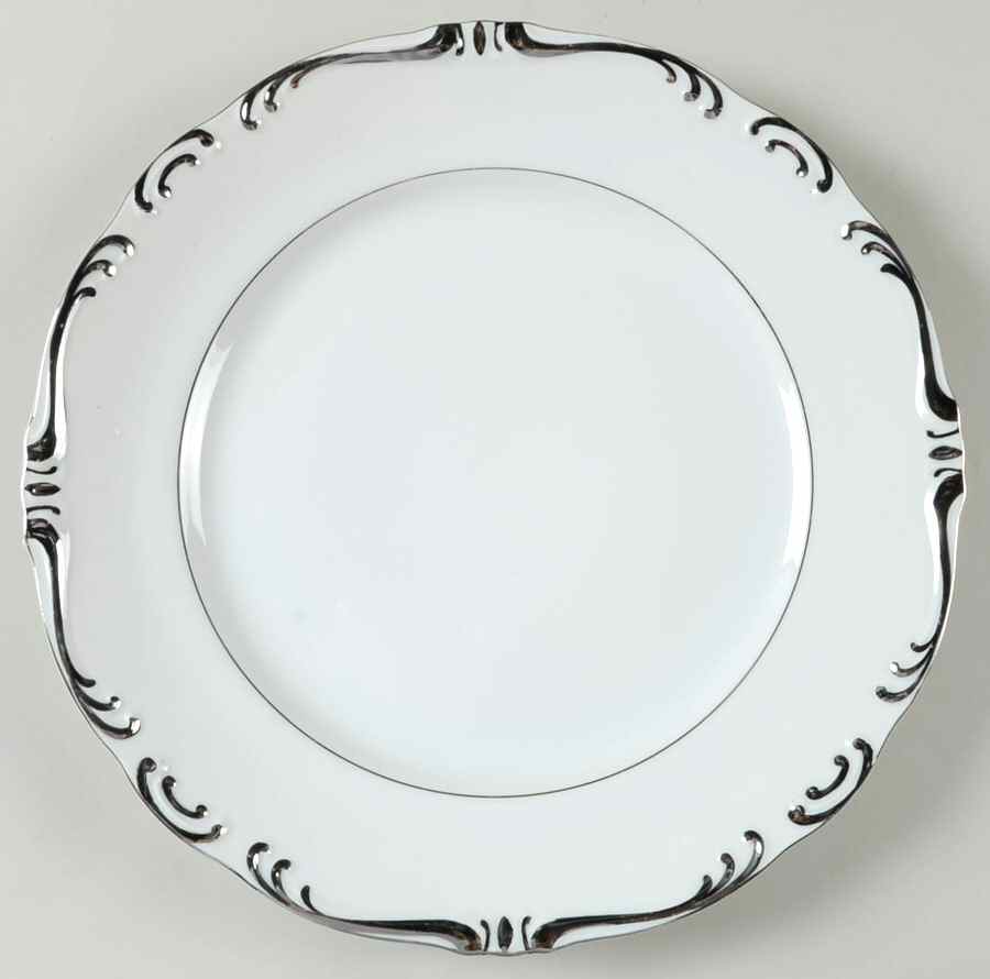 Regent Platinum Dinner Plate by Empress (Japan)-1