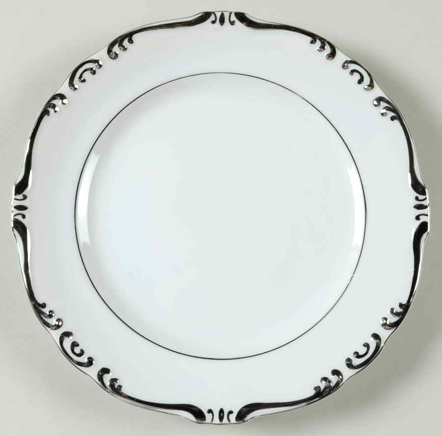 Regent Platinum Salad Plate by Empress (Japan)-1