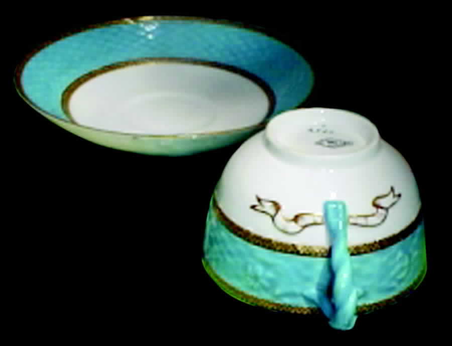 4539 Footed Cup & Saucer Set by Edwin J D Bodley (EJDB)-1