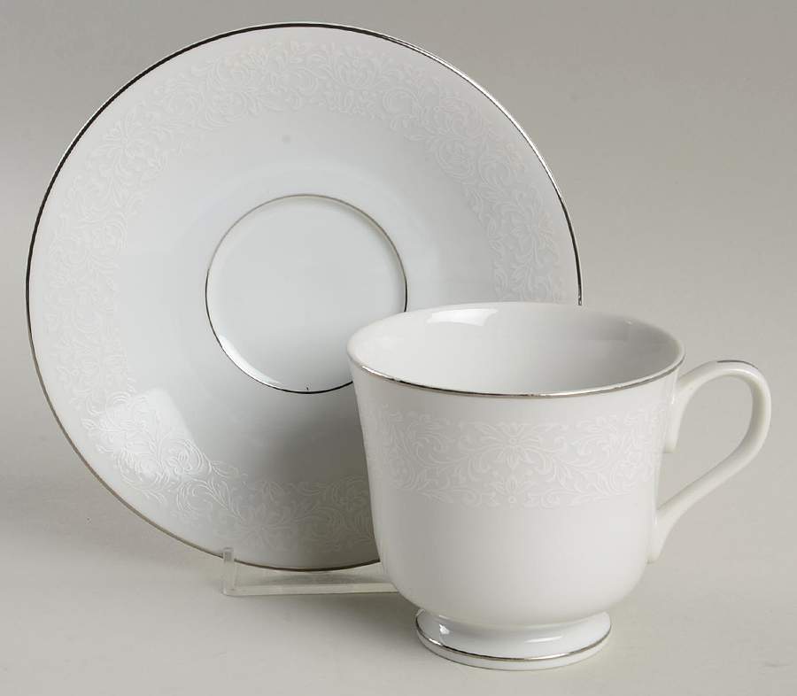 Whitehall Footed Cup & Saucer Set by Empress (Japan)-1