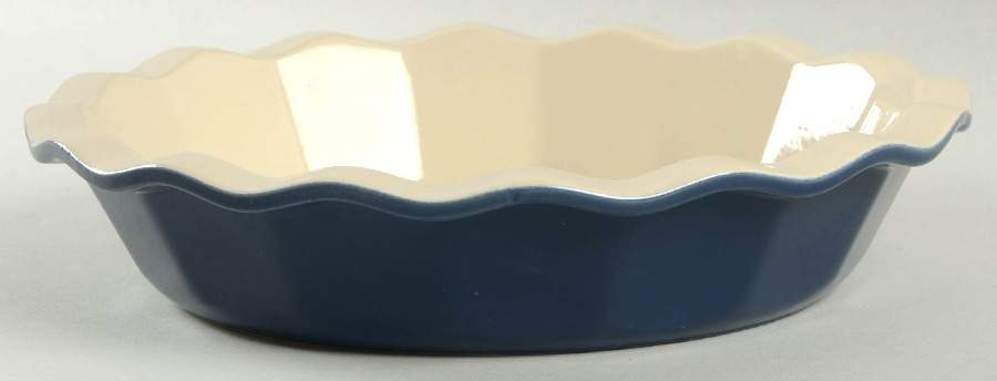 Le Potier Blue (Lavande) 10" Deep Pie Serving Baking Plate by Emile Henry-1
