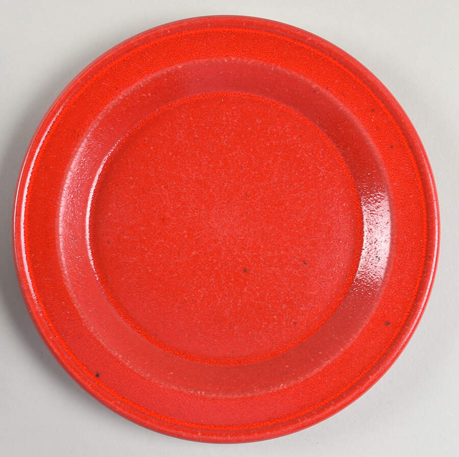 Cerise (Provencale Red) Salad/Dessert Plate by Emile Henry-1