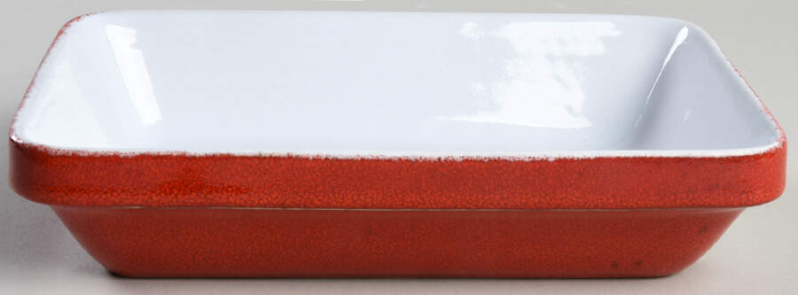 Cerise (Provencale Red) 7" Rectangular Baker by Emile Henry-1