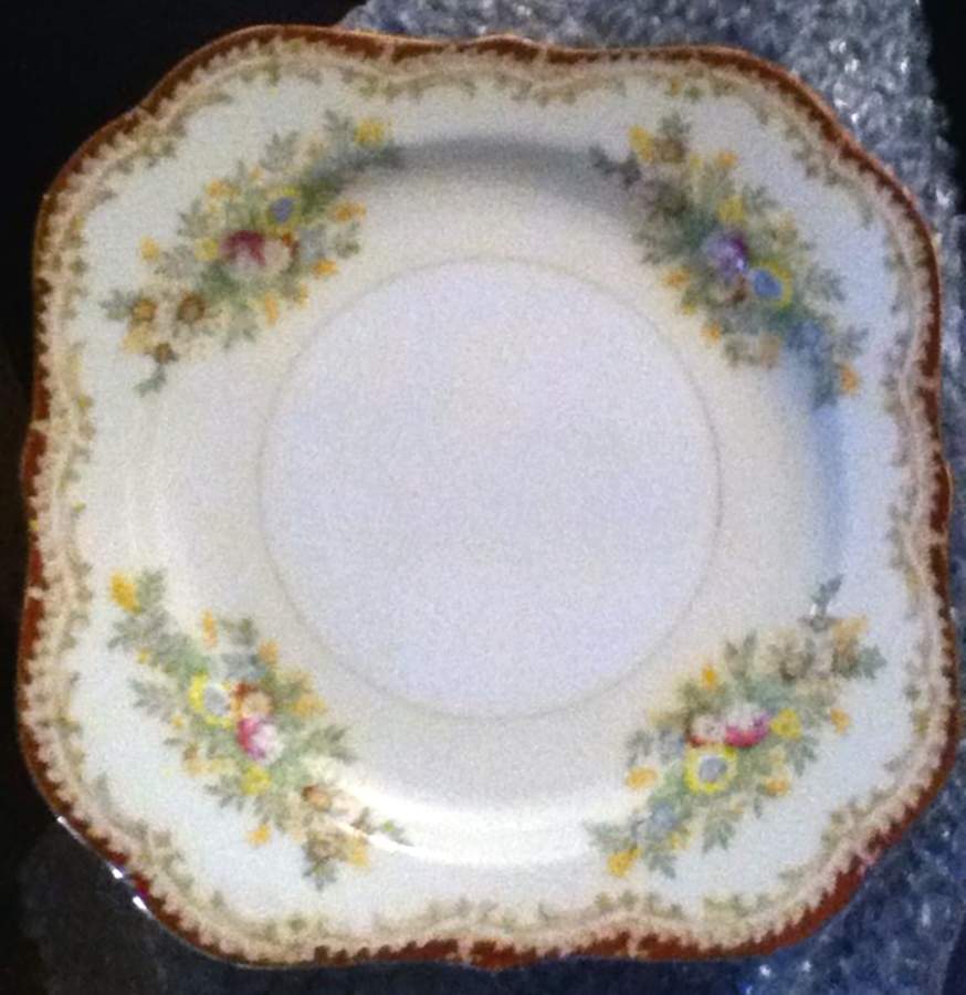 EMP93 Square Salad Plate by Empress (Japan)-1