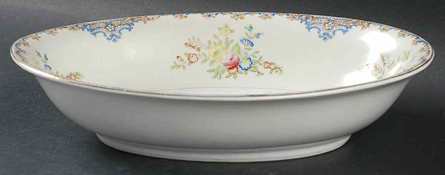 EMP60 10" Oval Vegetable Bowl by Empress (Japan)-1