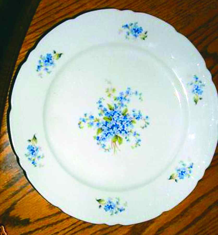 Forget Me Not Dinner Plate by Europa-1
