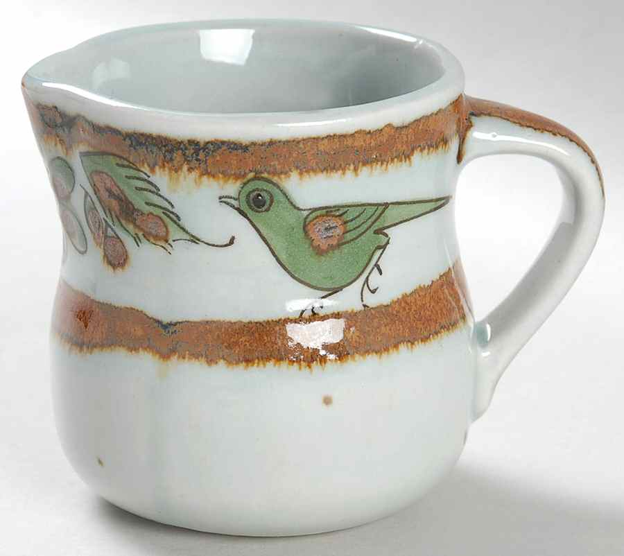 El Palomar Green Creamer by Ken Edwards Pottery-1