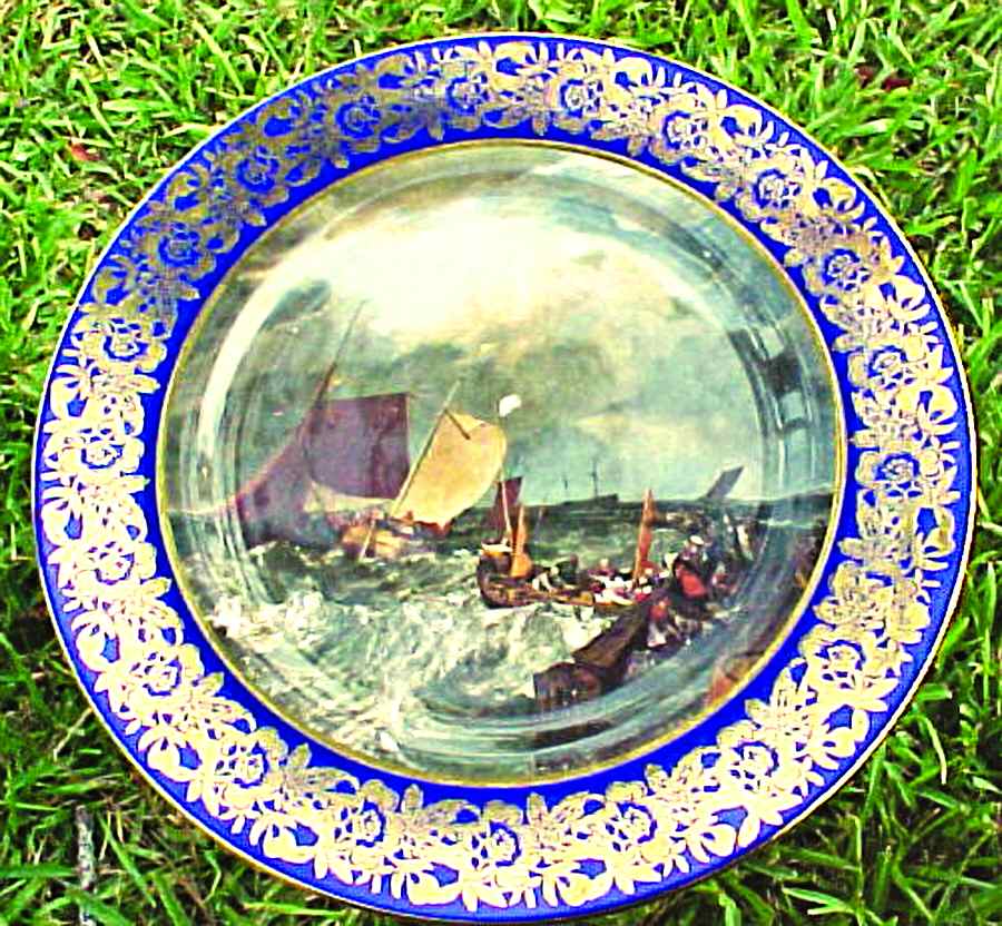 Calais Pier Dinner Plate by Elizabethan-1