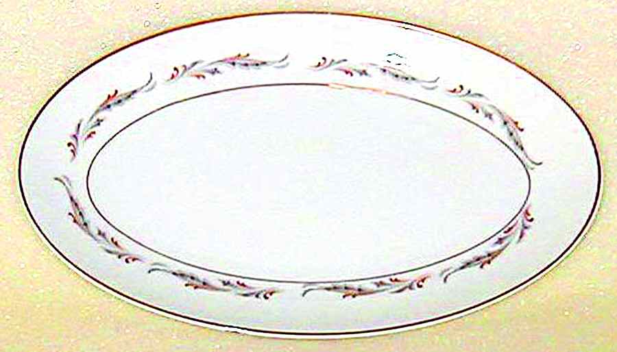 Marlboro 9" Oval Serving Platter by Empress (Japan)-1