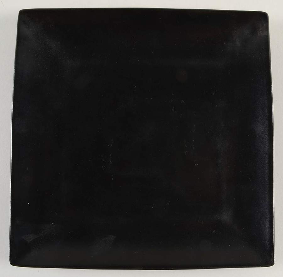Trilogy Black Square Luncheon Plate by Essence-1