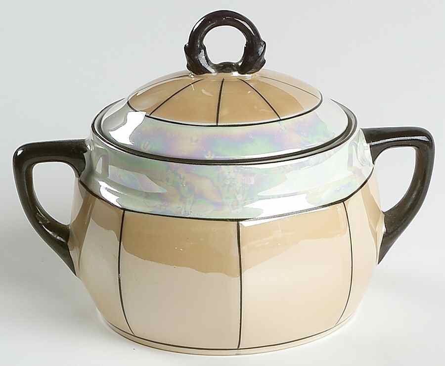 EDH9 Sugar Bowl & Lid by Eduard Haberlander-1