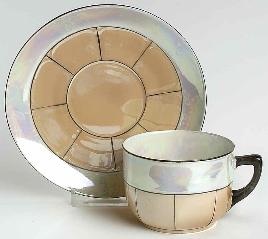 EDH9 Flat Cup & Saucer Set by Eduard Haberlander-1