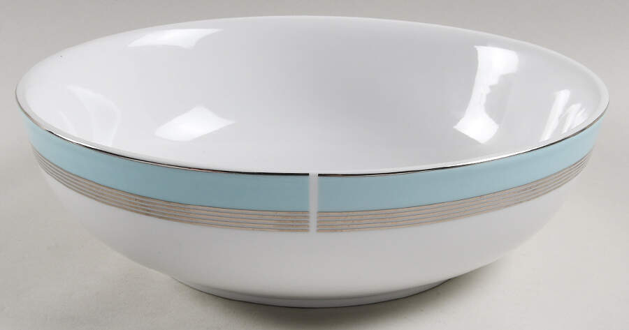 Uptown Blue 10" Round Vegetable Bowl by Everyday Luxe-1