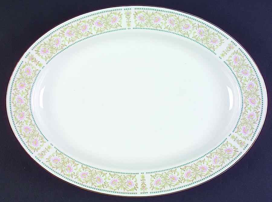 Ridgefield 14" Oval Serving Platter by Empress (Japan)-1