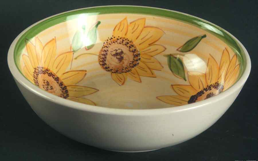 Sunflower Poise Soup/Cereal Bowl by Essential Home-1