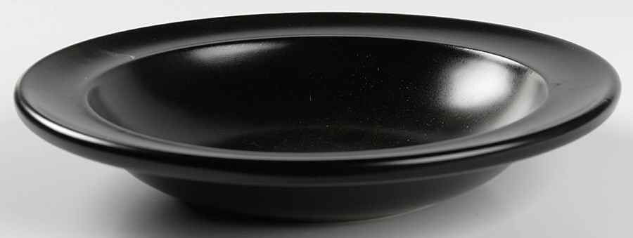 Black 8" Soup/Pasta Bowl by Emile Henry-1