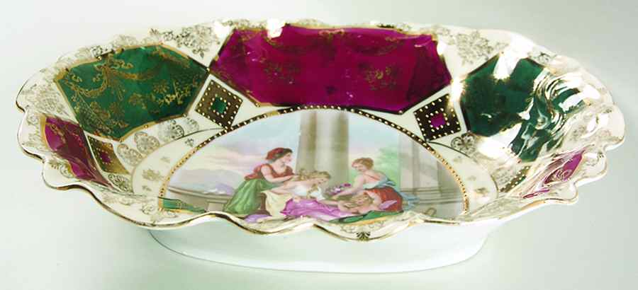 ERS13 10" Oval Vegetable Bowl by Erdmann Schlegelmilch-1