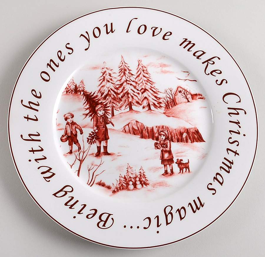 Christmas Magic Dinner Plate by Esc Trading Company-1