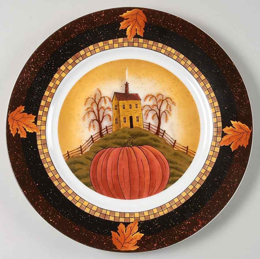 Autumn Splendor Dinner Plate by Esc Trading Company-1