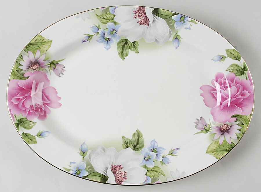 E1M1 13" Oval Serving Platter by Emeiald-1
