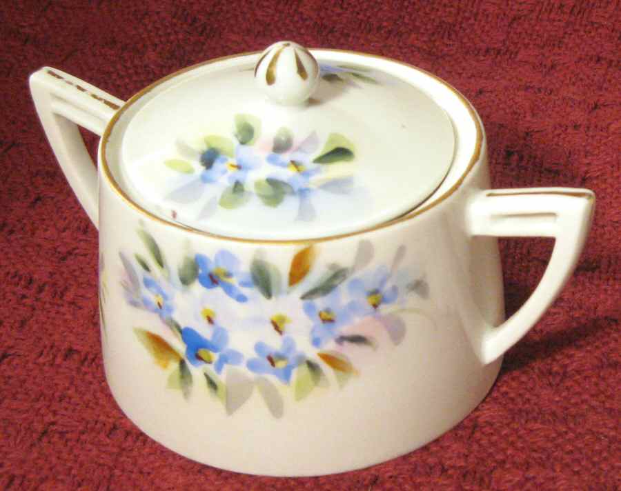 EOC13 Sugar Bowl & Lid by TE-OH China (Nippon)-1