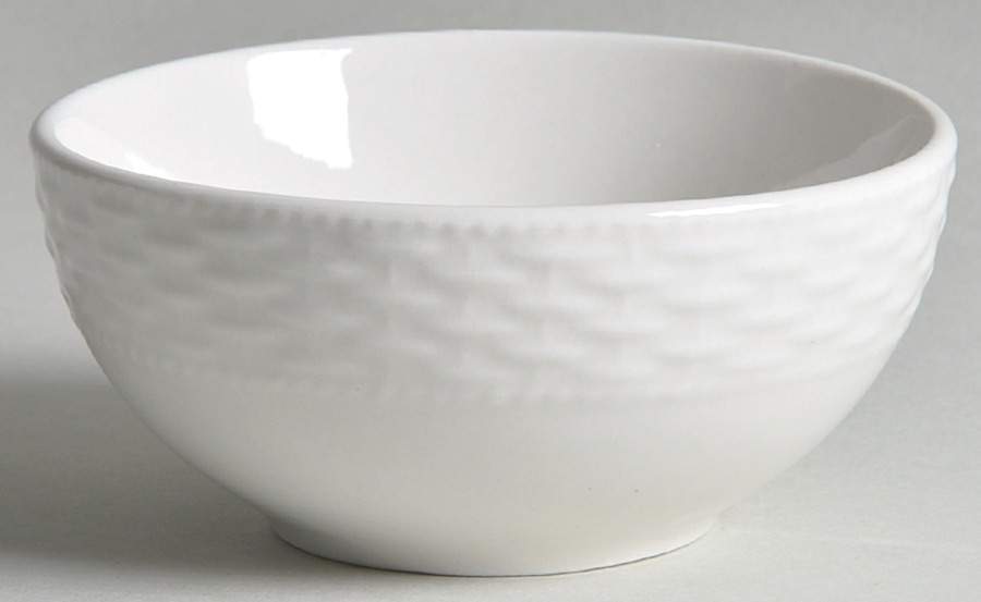 Basketweave Fruit/Dessert (Sauce) Bowl by Essential Home-1